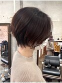 マッシュショートおしゃれ女子ウルフヘア外ハネボブレイヤーボブ