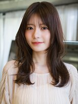 レノラ 本町(LENORA) ☆レイヤーカット毛先ワンカールくせ毛風カール薄めバングデジパ
