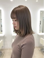 グルグル 本八幡店(GULGUL) 本八幡/ミディアム/顔周り/レイヤーカット/ブリーチなしカラー