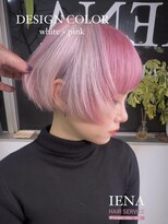 イエナ 渋谷(IENA)&nbsp;デザインカラーケアブリーチダブルカラーピンクベージュカラー