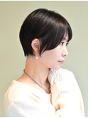 【やわらかいシルエット】　丸みショートボブ　【下高井戸】
