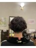 【期間限定】似合わせカット＋美髪シャンプー＋ウェービーパーマ （ハーフ） 