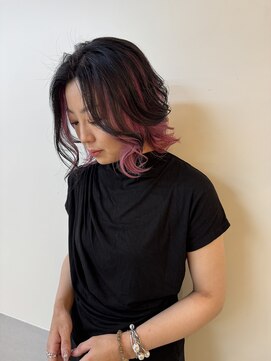 ヘアサロン カンパニュール(hair salon Campanule) カービィピンクカラー