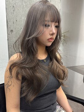 サンクマーケット 渋谷(cinq MARKET) 初めてのダブルカラーに人気のミルクティーベージュカラー