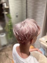 ミノワ(Minowa) ホワイトシルバ-/コントラストハイトーンピンク