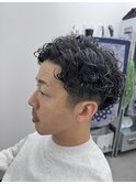 スペインカールパーマ／メンズパーマ／船橋美容室メンズパーマ