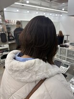 ディジョン 自由ヶ丘(Dijon)&nbsp;韓国顔まわりレイヤーカットグレージュオリーブベージュブラウン