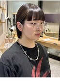 ミニボブワイドバング