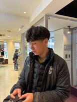 ソワンドゥ ブレス カルム 西中島店(soin de brace calme)&nbsp;メンズパーマ×無造作パーマ