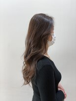 ヘアーライズ 池袋東口店(hair RISE)&nbsp;赤味の強い髪にアッシュ系補色で透明感を出す30代40代50代