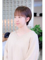 ソレイユ(Soleil) 丸みショート/シースルーうざバング/顔まわりカット【松本匡介】