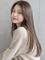 トリニティ(trinity)&nbsp;ブリーチ×髪質改善　ココアブラウン　レイヤーカット　豊見城UP