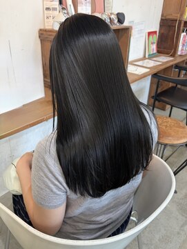 ヘアーアイストゥーレ(HAIR ICI TRE) 透明感オリーブ秋冬カラーブリーチなしカラー担当渡辺聖