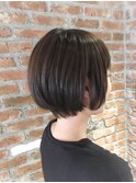 骨格補正ショートボブ