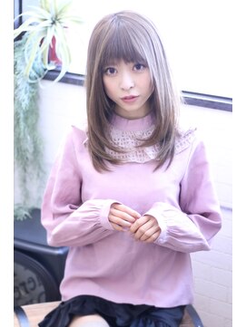 ニスル 上尾店(NISURU) 似合わせカット/大人ガーリー/ダークアッシュ/着物/上尾/上尾駅