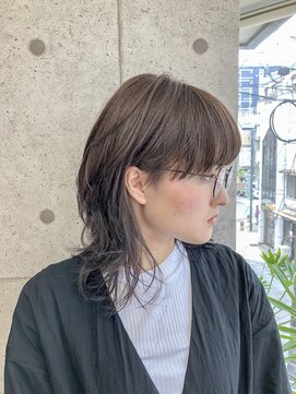 ア セカンド 清藤美容室第弐號(a sekand) ワイドバング×ミディアムウルフスタイル☆