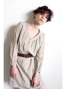 ミラバイグリーン(Mira by green) 大人かわいい×センターパート【シグザグバング】＃3