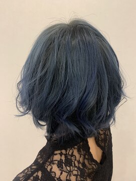 ハナ ビューティーヘアー(hana.) ブルーグラデーション