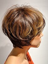ヘアデザインアトリエ キャンプス(hair design atelier Camps)&nbsp;バレイヤージュショート 担当 星 賢英
