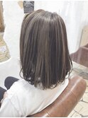 ストレートでも決まる&巻いても可愛いハイライトカラー!