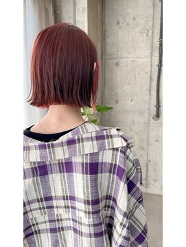 サクラ オモテサンドウ(SAKURA) 似合わせボブ×インナーカラー