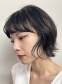 サラジュ 逆瀬川店(SARAJU) イヤリングカラーの可愛い外ハネボブスタイル。