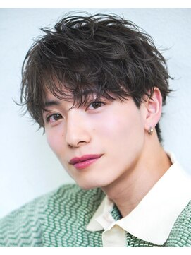 オーシャントーキョー シブヤジンナン(OCEAN TOKYO shibuya JINNAN) Cカールランダムパーマ