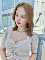 ゲーム 原宿店(GAME)&nbsp;ベージュ/ミディアム/オージュア/ダブルカラー/髪質改善/原宿