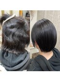 髪質改善　縮毛矯正　ストレート　用賀