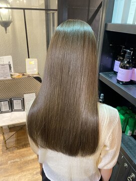 ヘアーアンドファッションシオミエイチ (hair&fashion shiomi H) ツヤ髪ライトブラウン