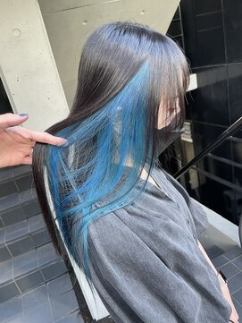 ホロ(hollo) インナーカラー/ブルーカラー/ブルーブラック