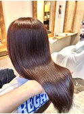 ショコラブラウン×髪質改善