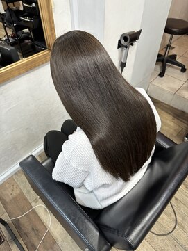 ハーツ(Heart's) 白髪ぼかし×髪質改善で艶感アップ