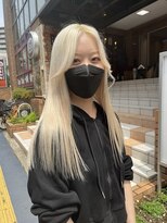 リミットバイアフィナー 大宮店(limit by Afinar) 抜きっぱなしblond×センターパート