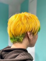 マティーナ ヘアー 池袋(Matina hair)&nbsp;【ビビッドイエロー×インナー黄緑】20代30代40代50代