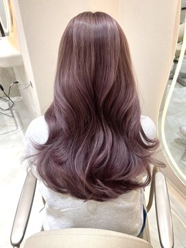 サイン 渋谷(SIGN) 韓国ヘアハッシュカットレイヤーカットグレージュブリーチ無し