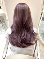 サイン 渋谷(SIGN) 韓国ヘアハッシュカットレイヤーカットグレージュブリーチ無し