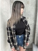 ★プラチナシルバー系エアタッチバレイヤージュ★
