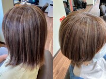 【旬の白髪染めをご提案】白髪ぼかしハイライト+フルカラー￥6900～【橋本/橋本駅】