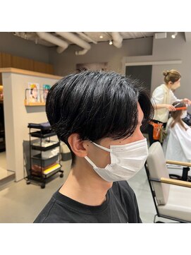 ウノプリールヴァモス(unopulir Vamos) 韓国ヘアナチュラルニュアンスパーマ黒髪ノーセット