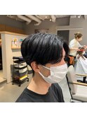韓国ヘアナチュラルニュアンスパーマ黒髪ノーセット