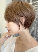 天使の艶カラー×大人ショート/ショートボブ