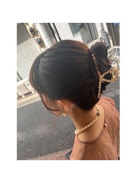 ランソ 成田店(RUNSO) ミディアムでもアップスタイルに♪