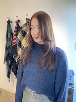 エレノア 自由が丘店(Eleanor)&nbsp;大人ロングレイヤー＊ラベンダーベージュミルクティーカラー