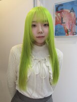 クペウ ローウェン(cope'u ROWEN)&nbsp;デザインカラー/レイヤーカット/ウェットヘア/オリーブベージュ