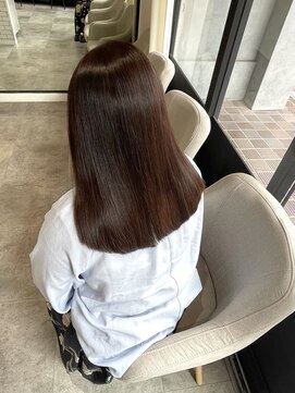 ナンバー ジルバ 立川(N° jillva) 韓国顔まわりレイヤーカット髪質改善透明感カラー20代30代40代