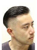 【ヨシザワ築地店】オールバックフェード/バーバースタイル
