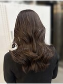 ショコラブラウン×レイヤーカット◎佐藤