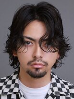 アンサー 渋谷(ANSWER)&nbsp;波巻きスパイラルパーマ縦落ちツイストサーフカール