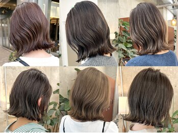 NODE 栄【ノード】ショートボブ/髪質改善/縮毛矯正/ハイライト/men's/メンズ